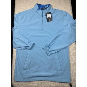 Scales Gear Men S Fishing Golf Performance Jacket Pullover Blue Lightweight NWT!